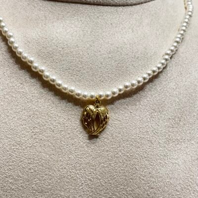 Collar Perla Alas de Angel