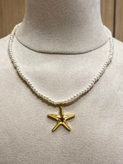 Collar Perla Estrella Grande