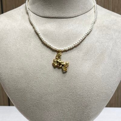 Collar Perla Cangrejo