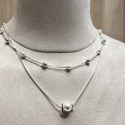 Collar Doble Perlas