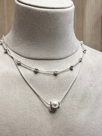 Collar Doble Perlas