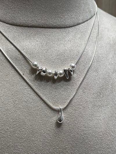 Collar Perlas Gota