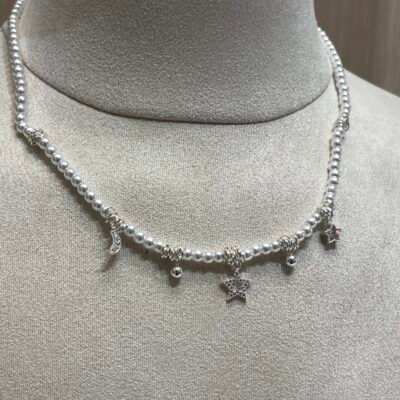 Collar Perla charms