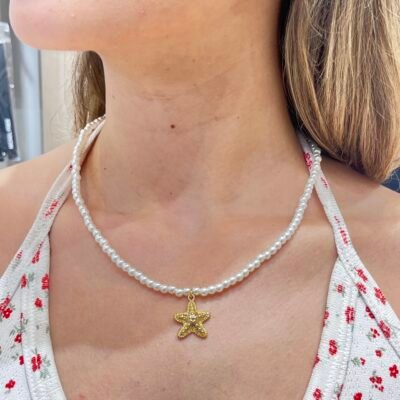 Collar Perlas Estrella Mar