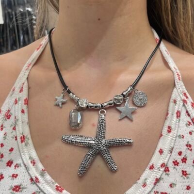Collar Charms Estrella Plata