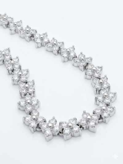 Pulsera Diamante Flor