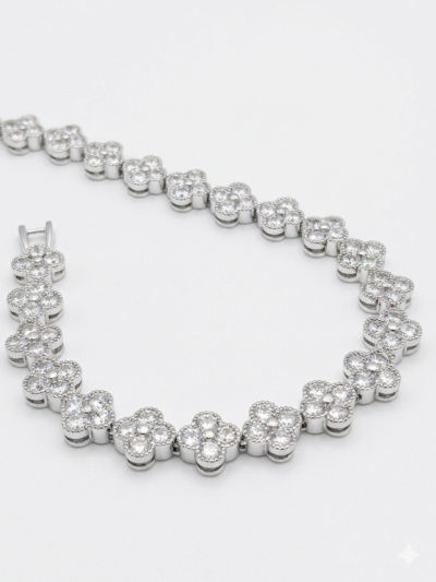Pulsera Diamante Trebol