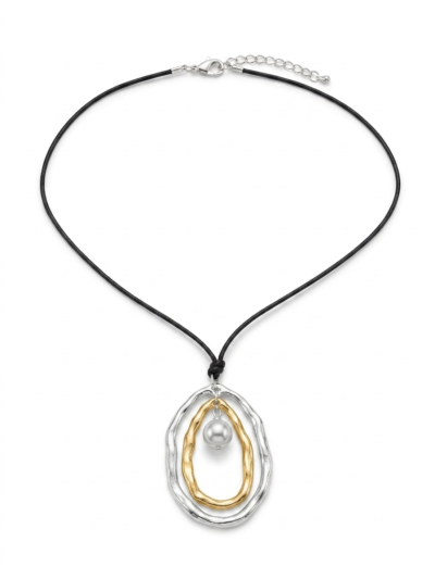 Collar largo Almeja Perla