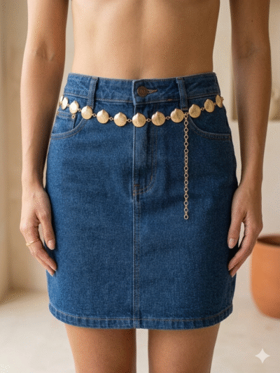 Cinturon Cadena corado Mar